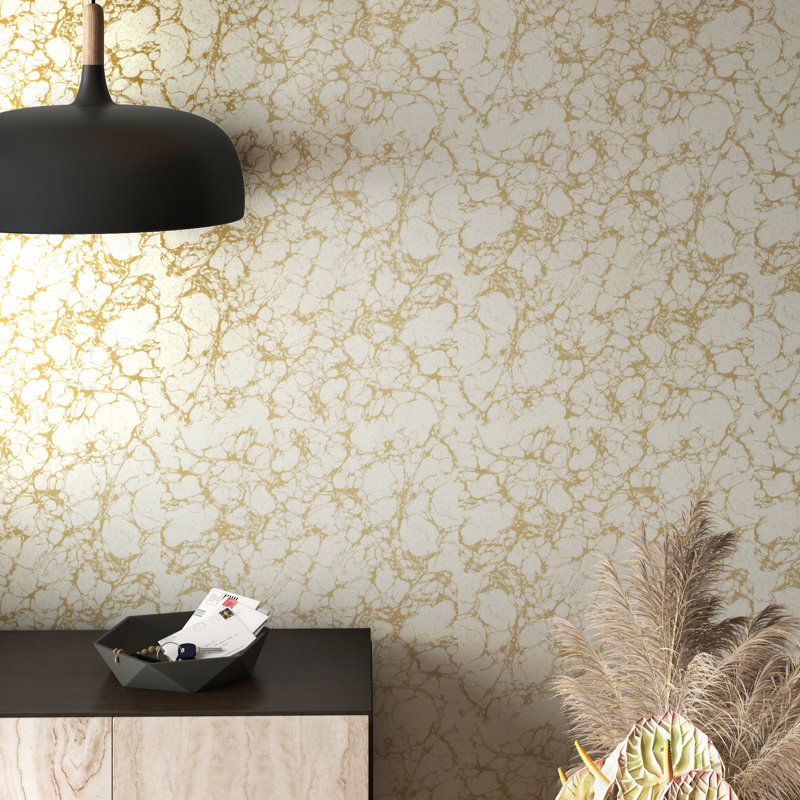 Ronald Redding Calacatta Marble 27 L X 27 W Textured Wallpaper Roll Allmodern