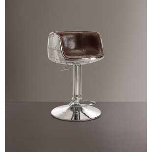 Go to store & view more images 17 Stories Lema Comfy Adjustable Height Swivel Bar Stool