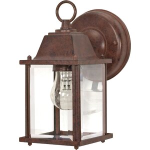 Cube 1-Light Outdoor Wall Lantern