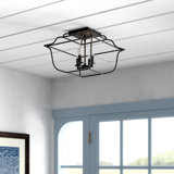 Farmhouse Rustic Sloped Ceiling Adaptable Flush Mounts Semi Sloped Ceiling Adaptable Flush Mounts