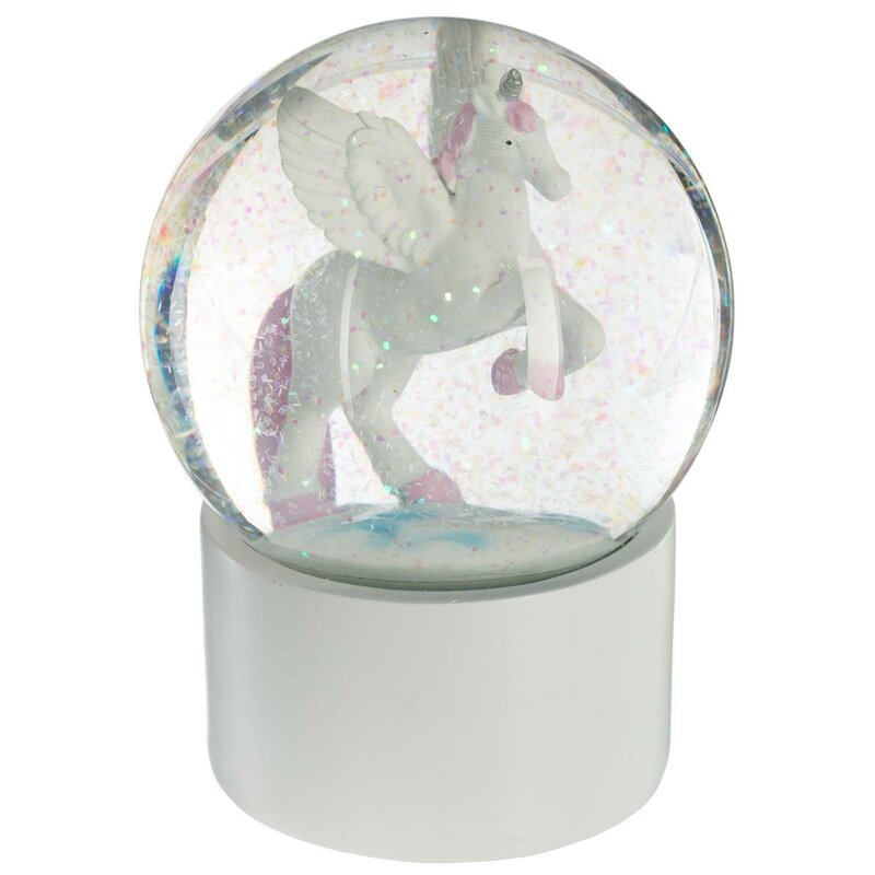 The Seasonal Aisle Unicorn Snow Globe | Wayfair.co.uk