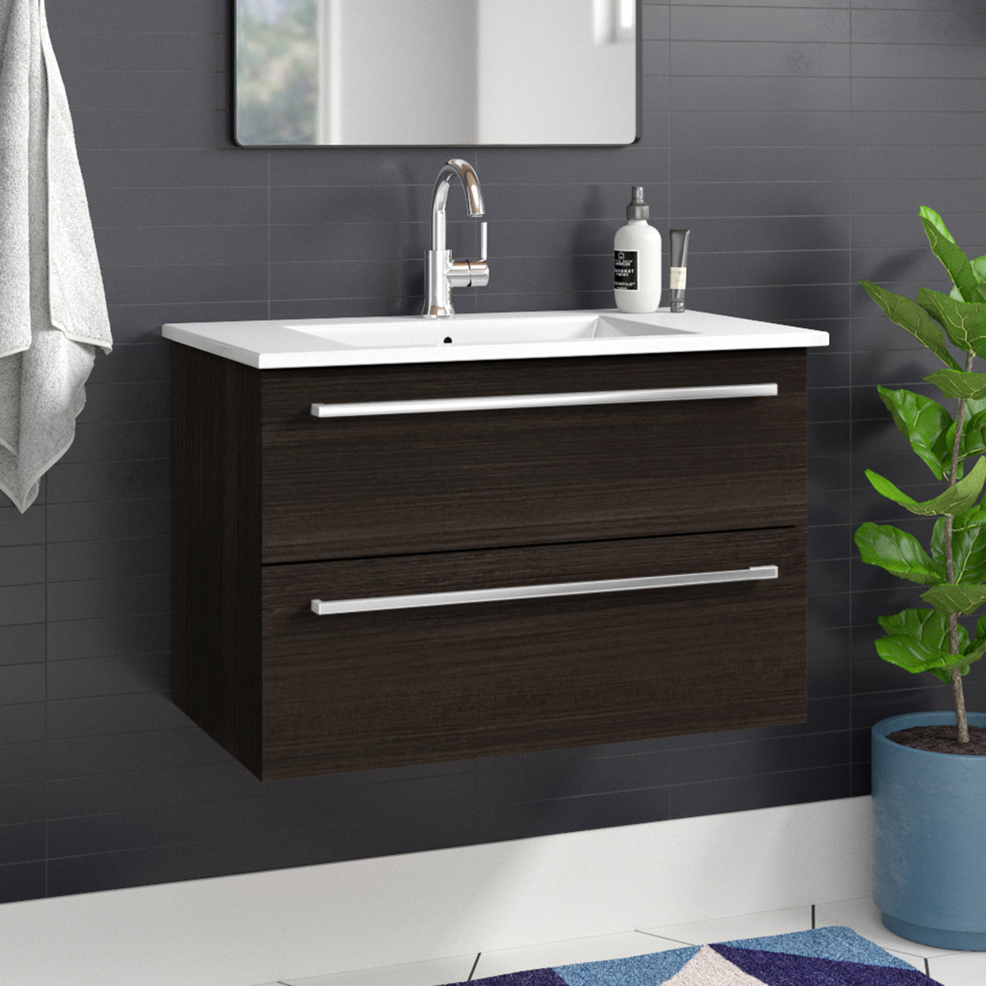 Mercury Row Akron 30 Single Bathroom Vanity Set Reviews Wayfair