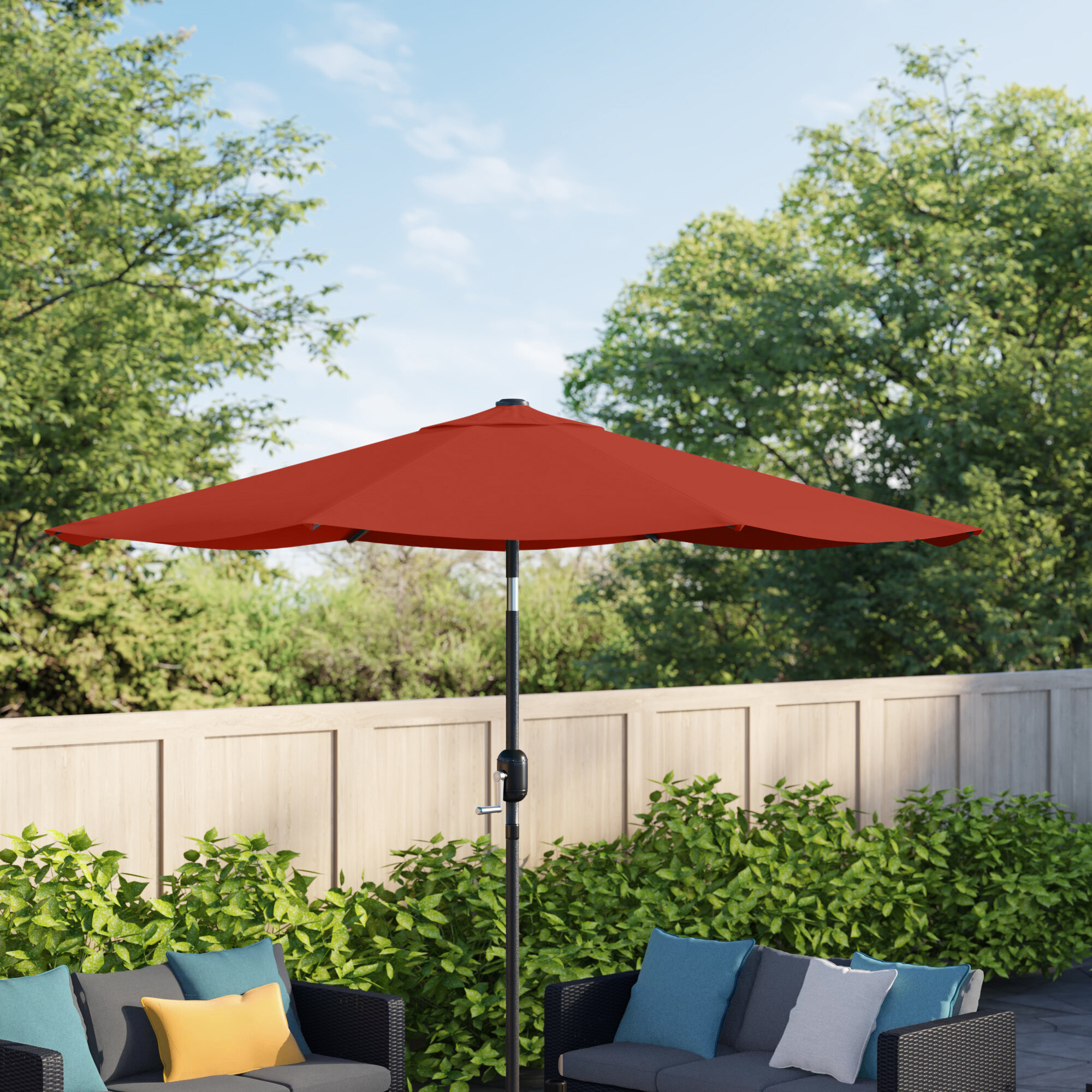 Orange Patio Umbrellas You Ll Love In 2020 Wayfair