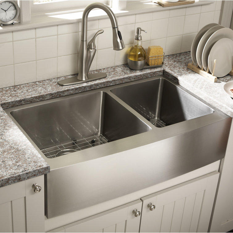 Stainless steel apron sink 36