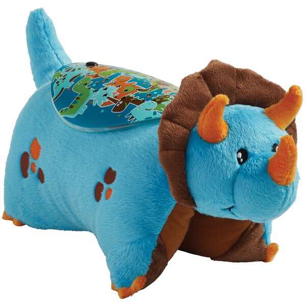 blue dinosaur plush toy