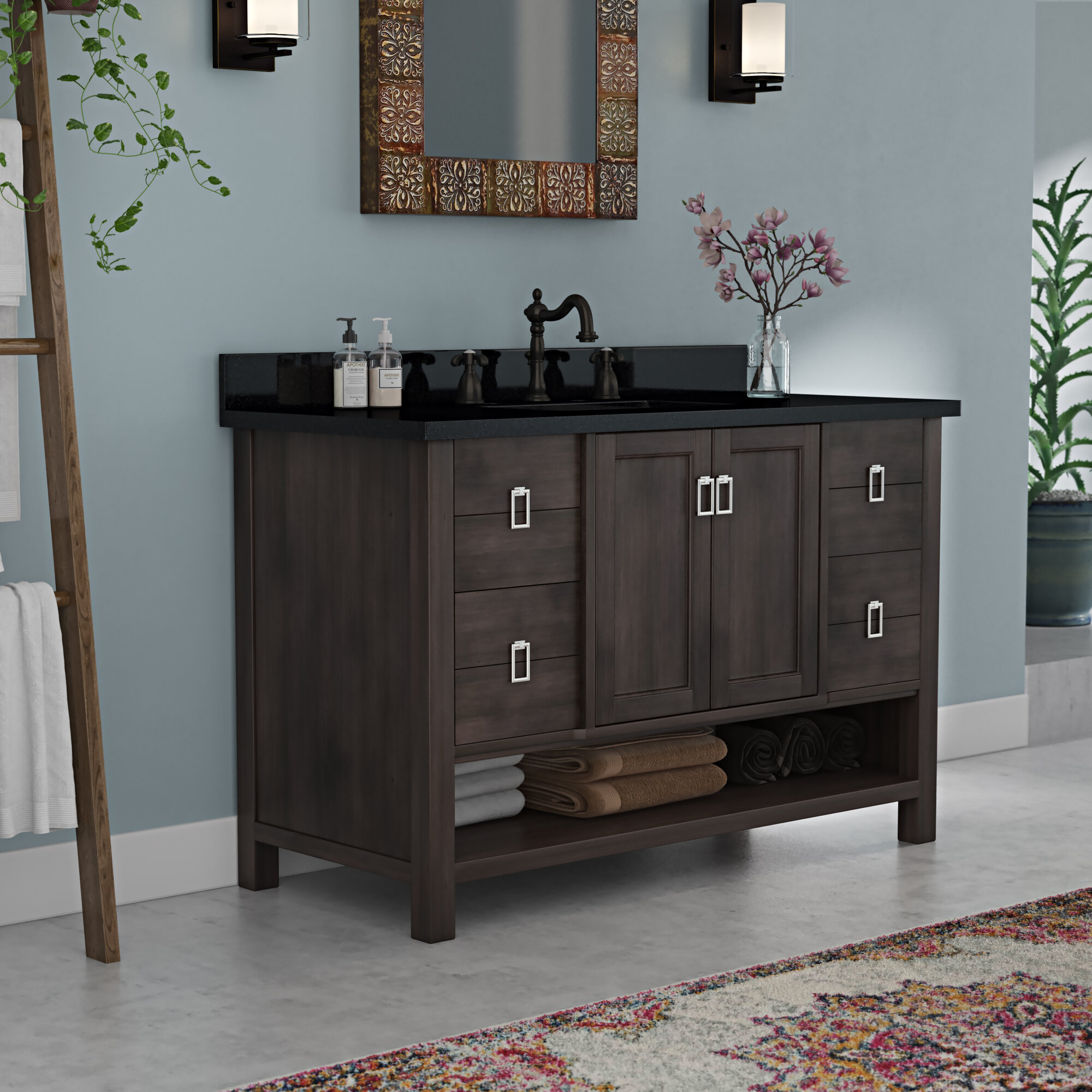 Bloomsbury Market Wilhoit 49 Single Bathroom Vanity Set Reviews Wayfair