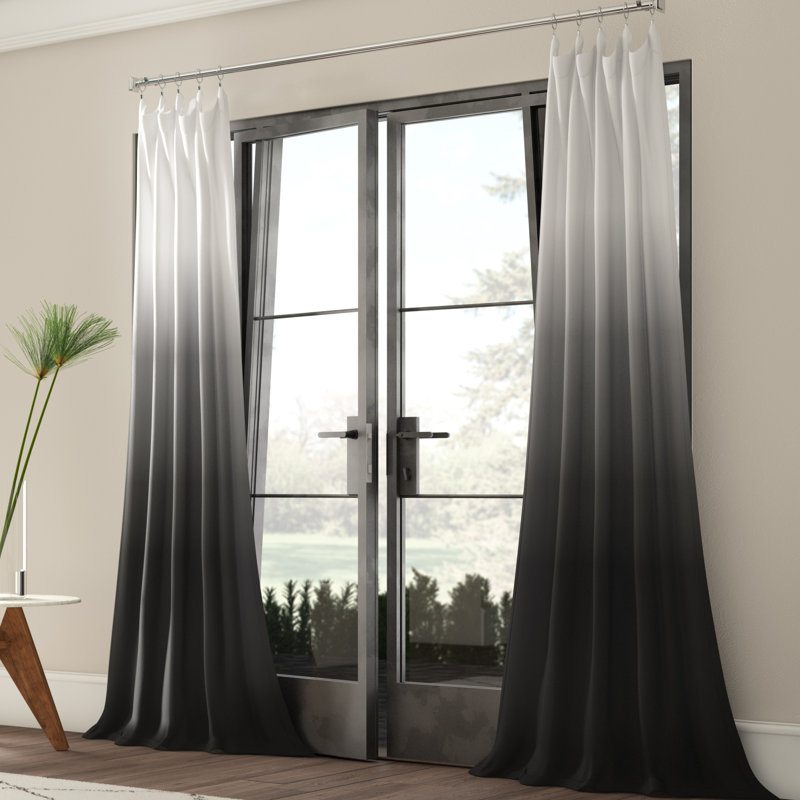 Mercury Row Winterbourne Synthetic Semi Sheer Rod Pocket Single
