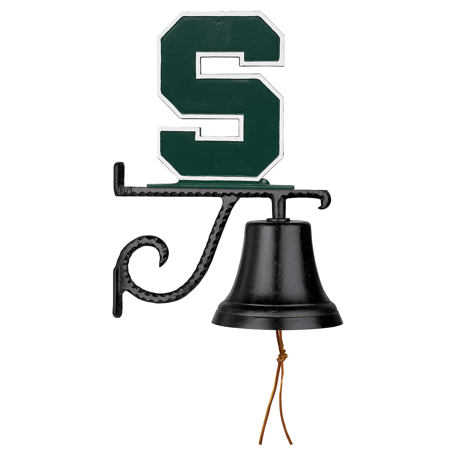 Montague Metal Products Michigan State S Block Logo Decorative Spirit Bell Wayfair