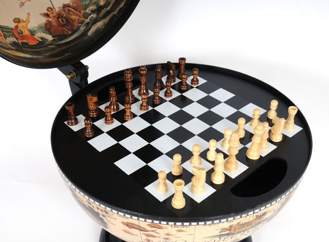 Old Modern Handicrafts White Globe With Chess Holder Reviews Wayfair
