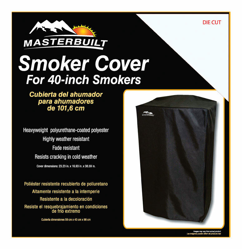 MASTERBUILT 30 Inch Black Electric Smoker Cover Weather & Fade Resistant 