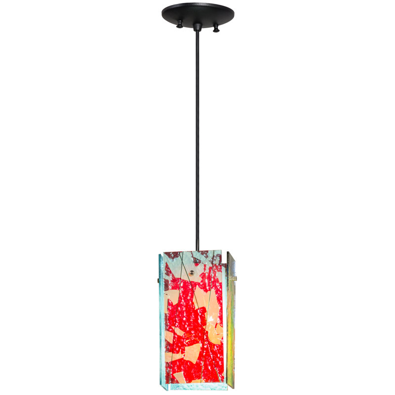 Bloomsbury Market Alondra 1 Light Single Rectangle Pendant Wayfair
