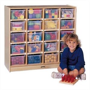 20 Compartment Cubby with Casters