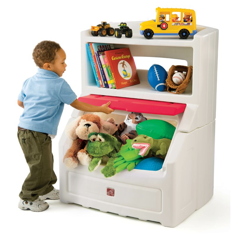 Step2 Children S Furniture Lift And Hide Bookcase Toy Box With Lid