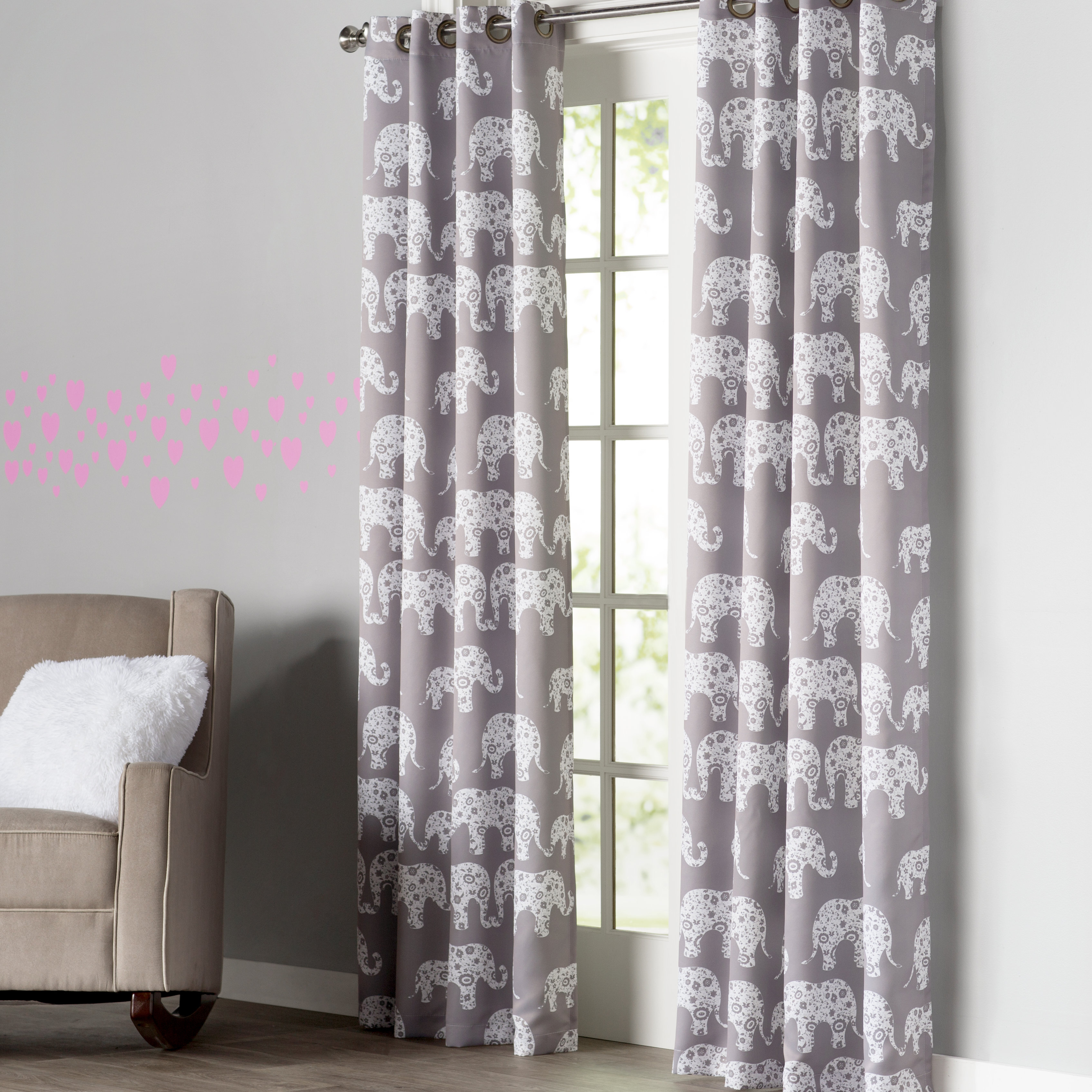 Viv Rae Bennett Wildlife Animal Print Room Darkening Grommet