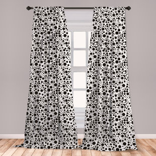 Black And White Dot Curtains Wayfair