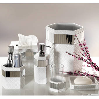 Lorrie 6 Piece Bathroom Accessory Set Reviews Joss Main Lorrie 6 Piece Bathroom Accessory Set