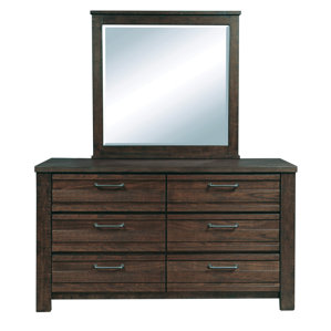 Tioga 6 Drawer Dresser by Gracie Oaks