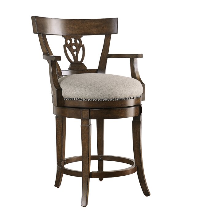 Charlton Home Marionville 25 Swivel Bar Stool Wayfair Ca