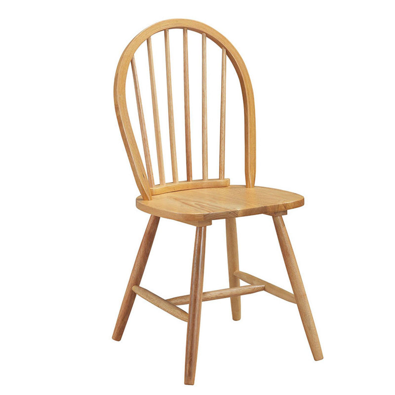 August Grove Millen Windsor Back Side Chair In Natural Reviews Wayfair