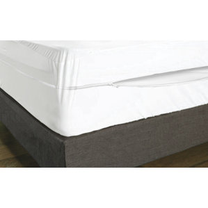Heavy PVC Zippered Hypoallergenic Mattress Protector by Kashi Home