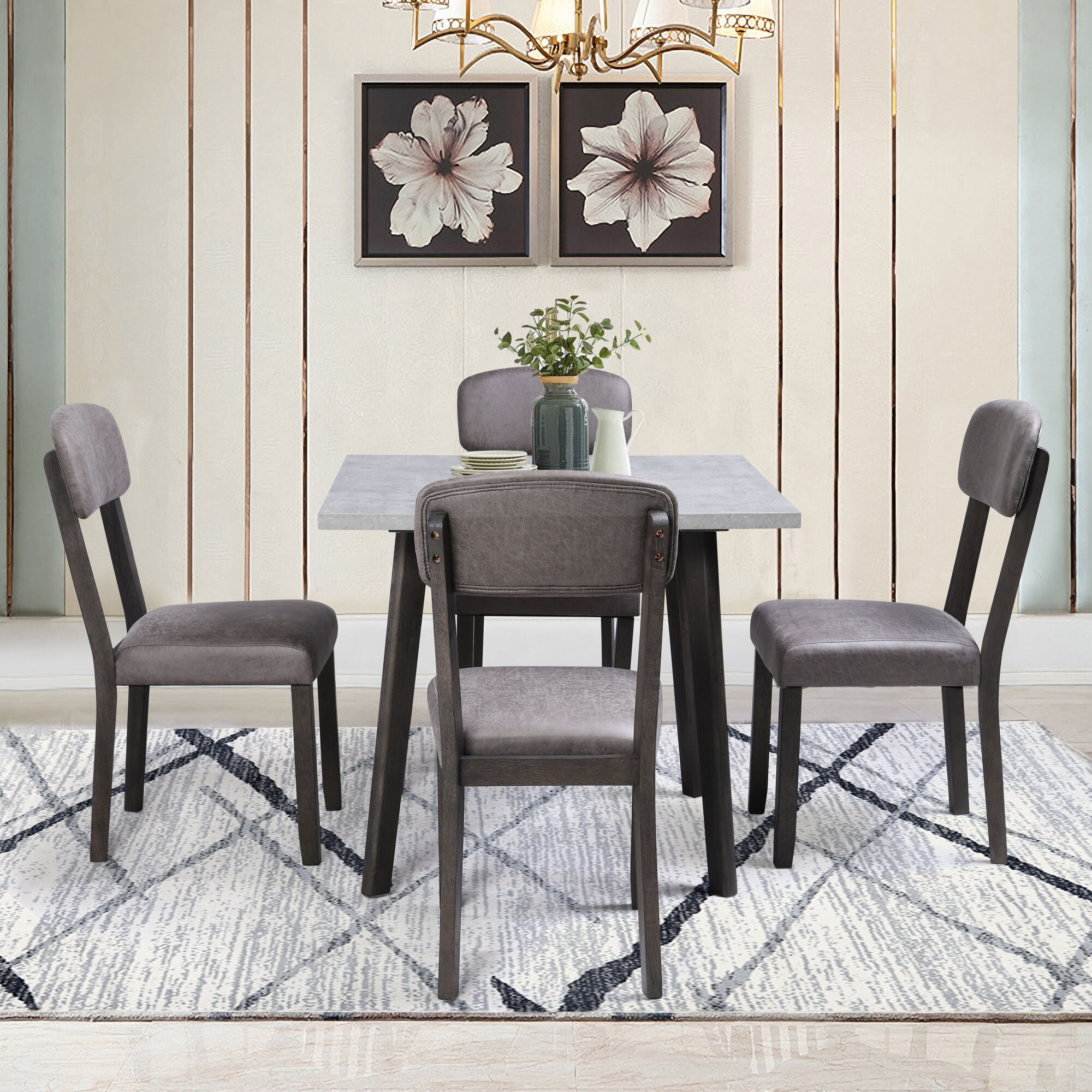 stalcup 5 piece dining set