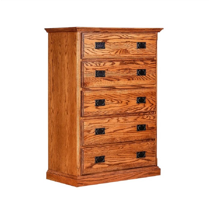 Loon Peak Bilodeau 5 Drawer Dresser Wayfair