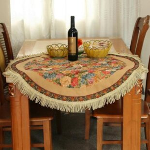 Handcrafted embroidered tapestry Artisan table runner