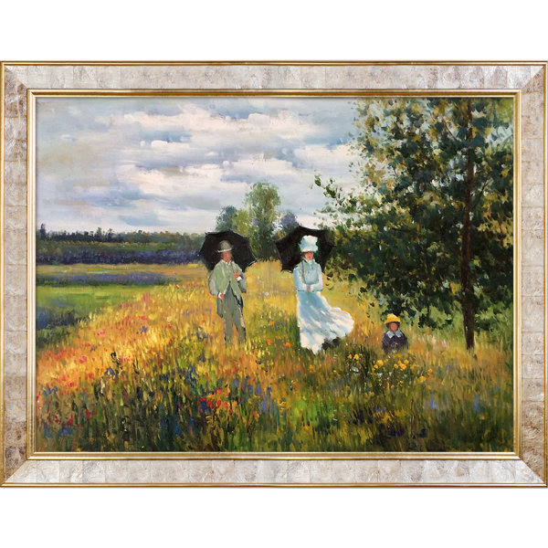 Tori Home The Promenade Near Argenteuil By Monet Painting On