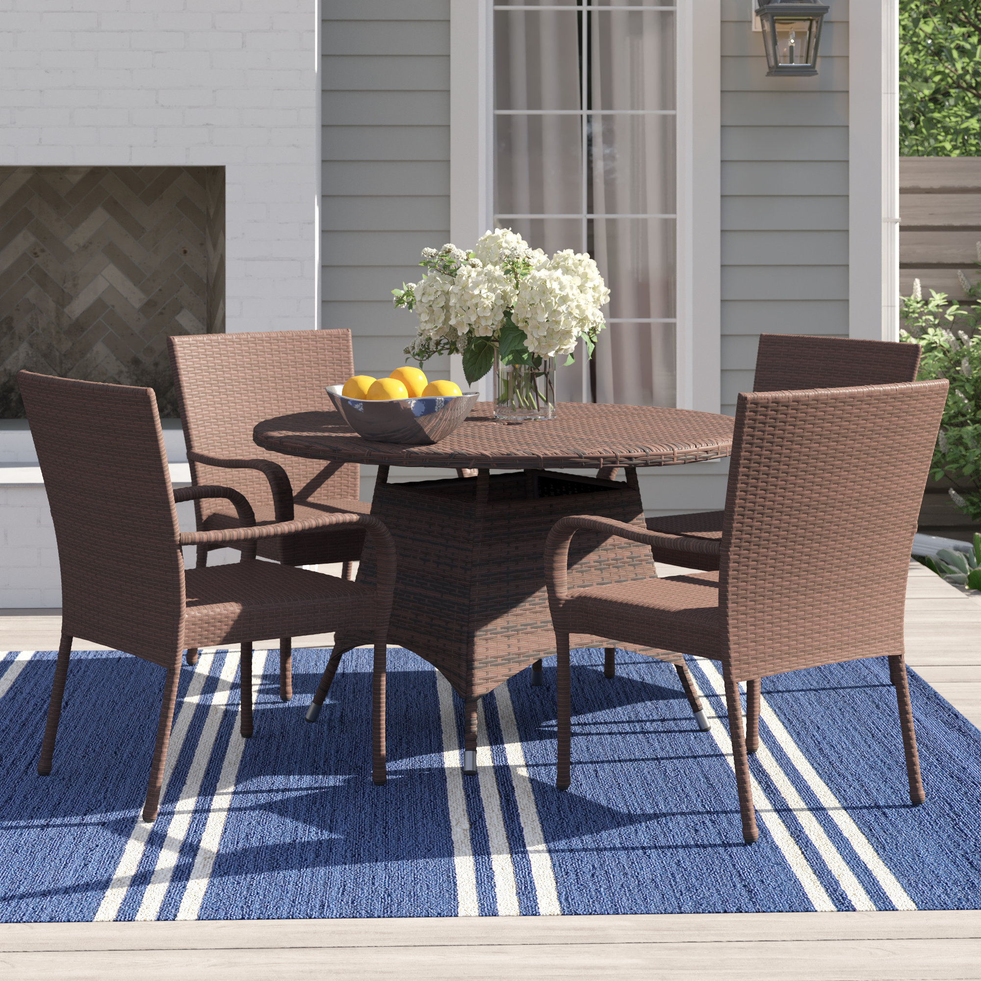 Three Posts Bexton 5 Piece Dining Set Reviews Wayfair