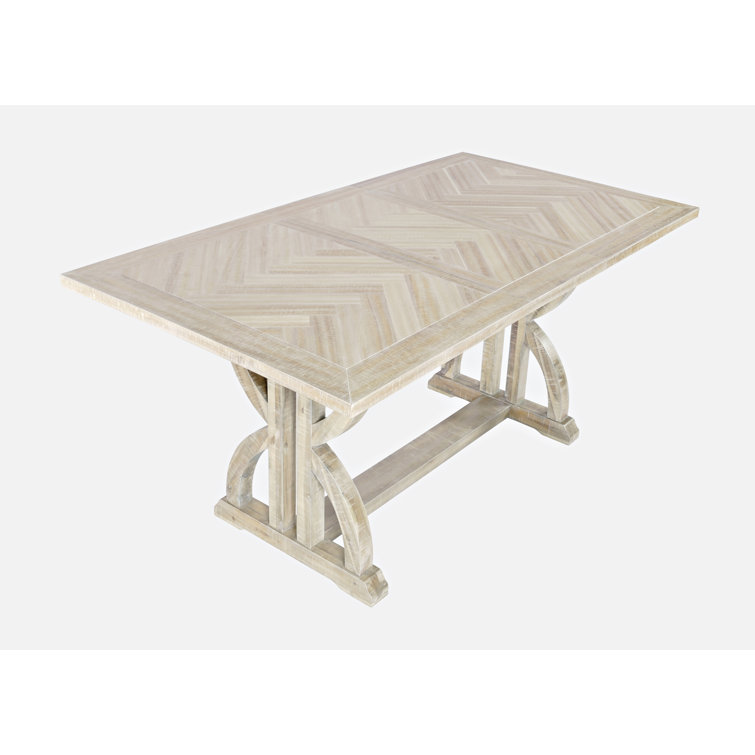 One Allium Way® Paloalto Counter Height Extendable Trestle Dining Table