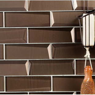 Bronze Backsplash Tile You Ll Love Wayfair Wister 2 X 6 Beveled Gl Mosaic Tile In Bronze