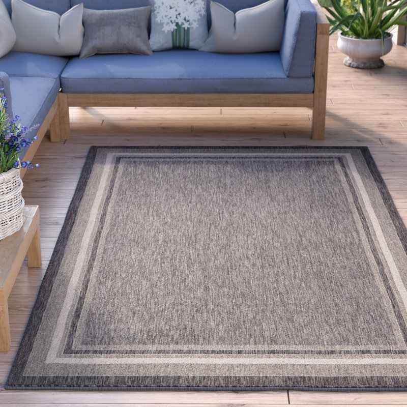 Sol 72 Outdoor Denning Black Indoor/Outdoor Area Rug & Reviews Wayfair.ca