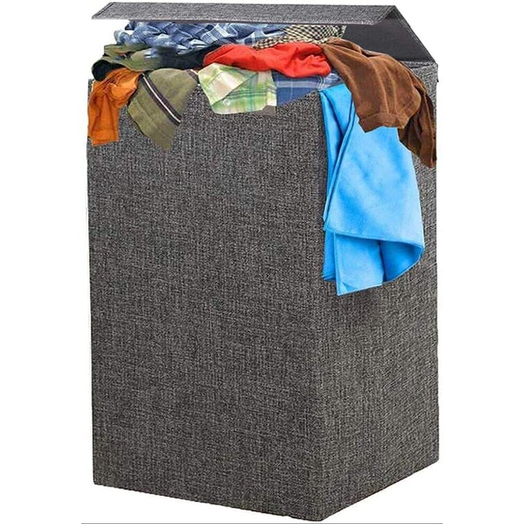 Large Folding Toys Laundry Washing Basket Cloth Collapsible Storage Hamper Bag