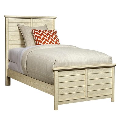 Park Platform Bed Stone Leigh Furniture Color Vanilla Oak Size Full