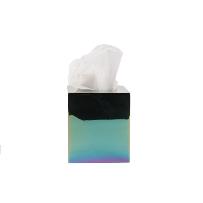 Mind Reader Bathroom Vanity Countertop Paper Facial Tissue Box