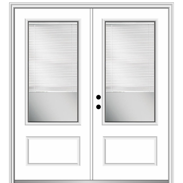 Verona Home Design 1 Panel 3 4 Lite Primed Fiberglass Prehung