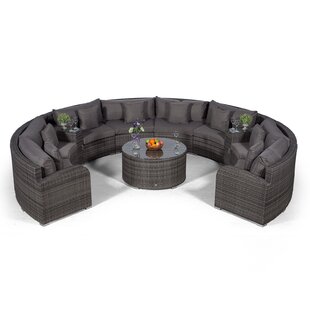 Woody 8 Seater Rattan Conversation Set By Sol 72 Outdoor