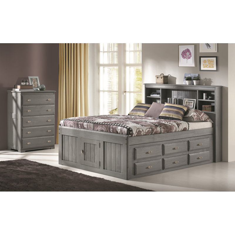 Birch Lane Heritage Ercole Full Mate S Captain S Bed With 6