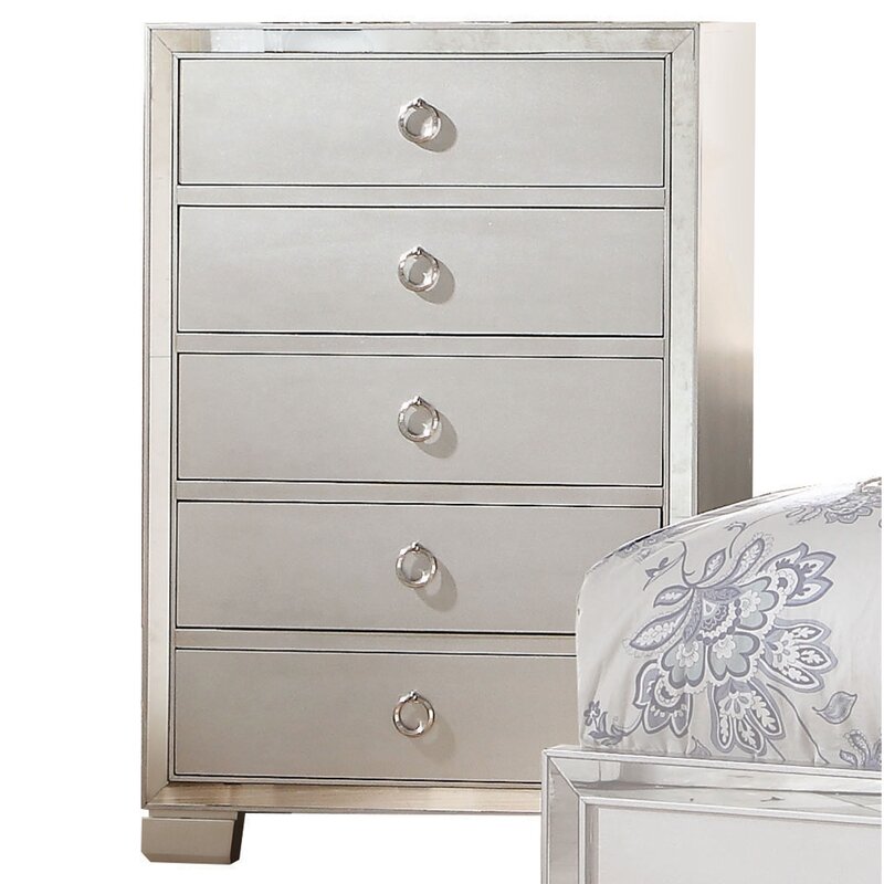 mirrored chest of drawers tall