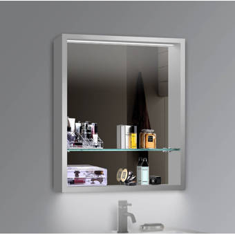 Duravit Surface Mount Or Recessed Frameless 2 Door Medicine Cabinet With Led Lighting Wayfair