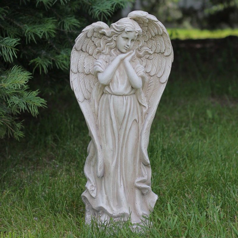Northlight 21 5 Angel Reflecting In Thought Outdoor Garden Statue Wayfair Shop our best selection of angel & cherub garden statues to reflect your style and inspire your outdoor space. wayfair