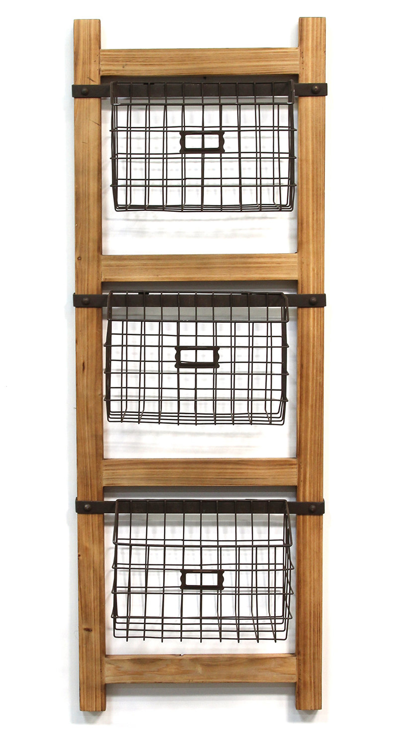 Gracie Oaks Fenella Decorative Ladder Wall Decor Wayfair