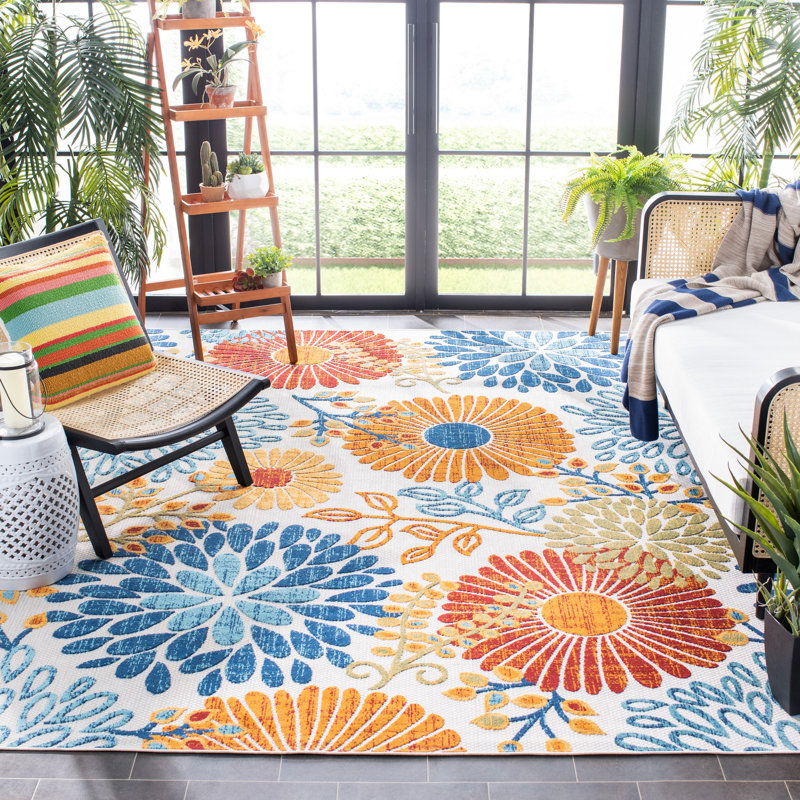 Ebern Designs Kellems Red Orange Indoor Outdoor Area Rug Reviews Wayfair