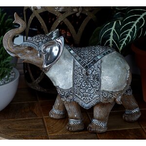 Polystone Elephant Figurine