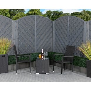 Evans 2 Seater Rattan Conversation Set By Sol 72 Outdoor