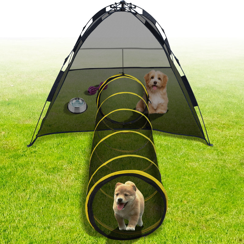 outdoor cat tent with tube
