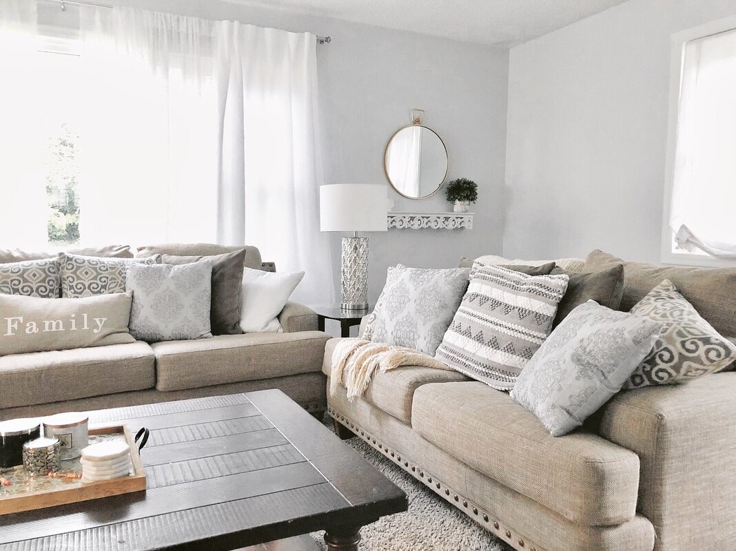 Traditional Living Room Design Photo by Wayfair | Wayfair