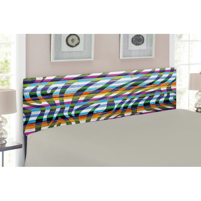 East Urban Home Zebra Print Upholstered Panel Headboard Wayfair