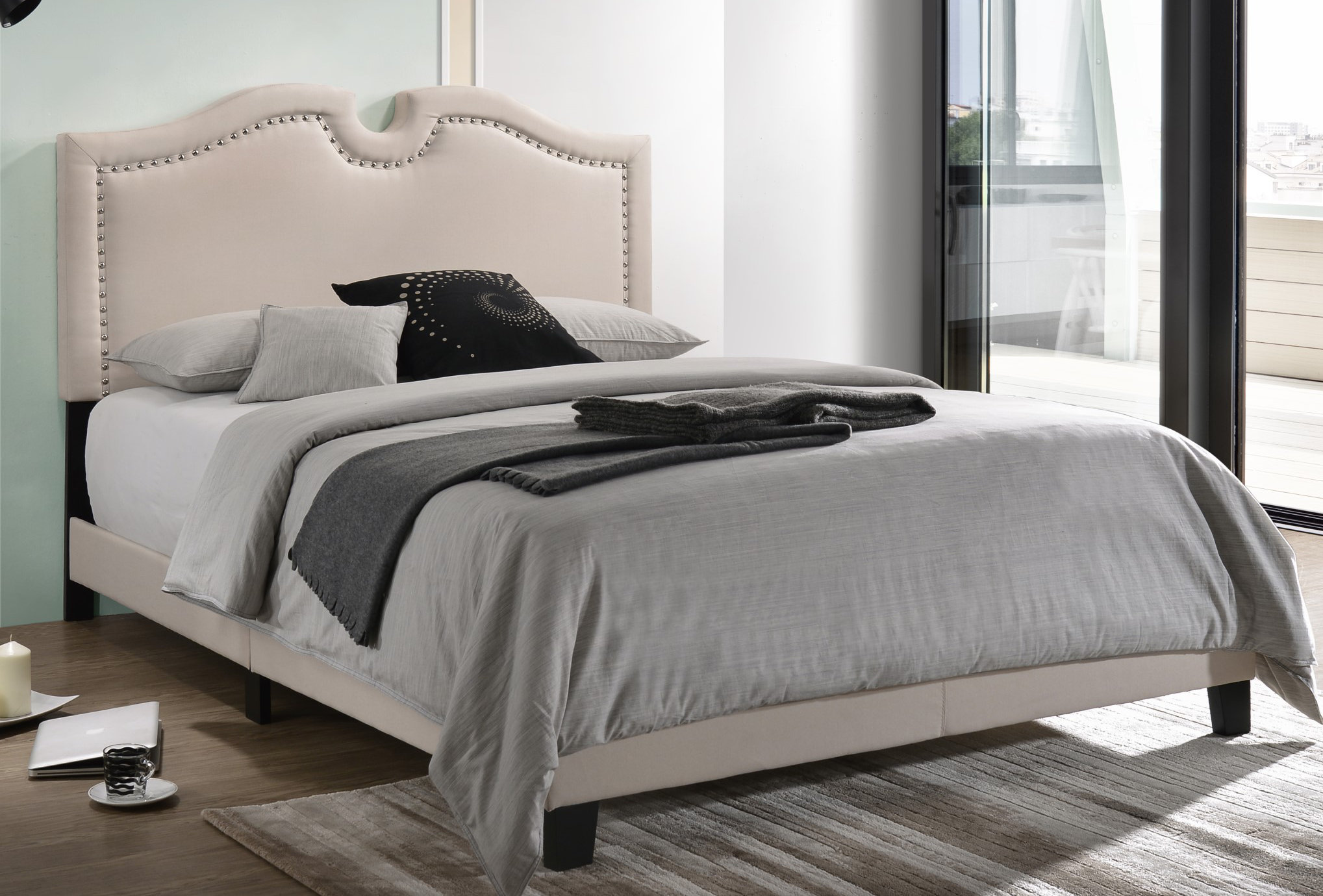 Charlton Home Eligah Upholstered Standard Bed Reviews Wayfair