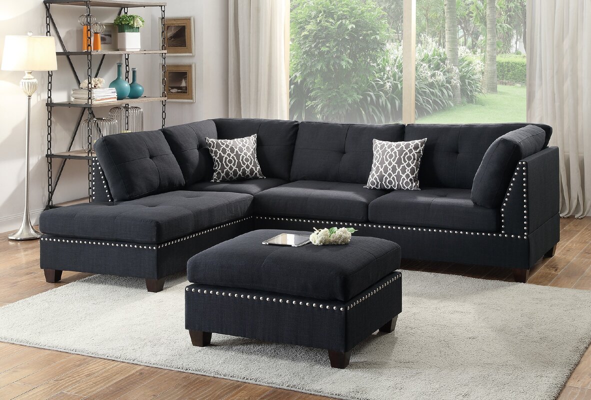 Infini Furnishings Reversible Sectional Sofa